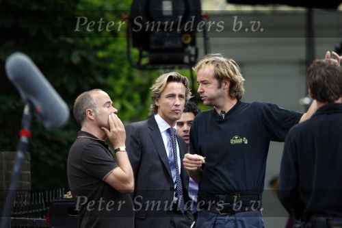 Amsterdam 8 augustus 2007
Daan Schuurmans bij opnames keijzer en de boer.