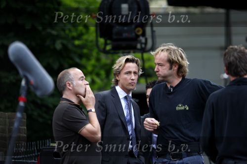 Amsterdam 8 augustus 2007
Daan Schuurmans bij opnames keijzer en de boer.