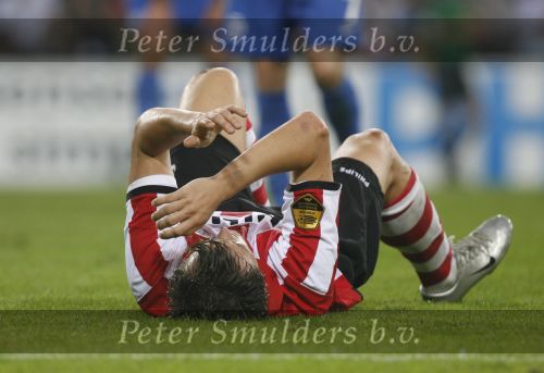 Eindhoven, 25 Augustus 2007 Eerste thuiswedstrijd Seizoen 2007/2008 PSV-NEC, eindstand 5-0
Danko Lazovic goed voor zijn eerste 2 doelpunten in dienst van PSV was moeilijk te stoppen of alleen via overtredingen