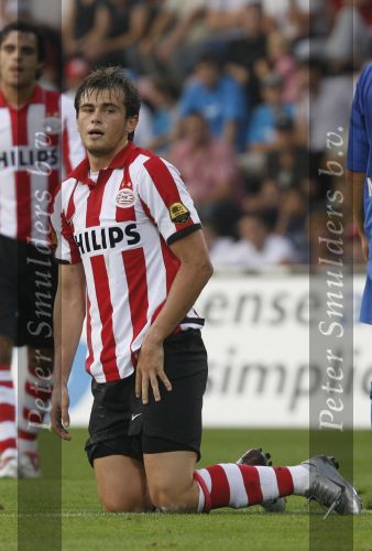 Eindhoven, 25 Augustus 2007 Eerste thuiswedstrijd Seizoen 2007/2008 PSV-NEC, eindstand 5-0
Danko Lazovic goed voor zijn eerste 2 doelpunten in dienst van PSV was moeilijk te stoppen of alleen via overtredingen
