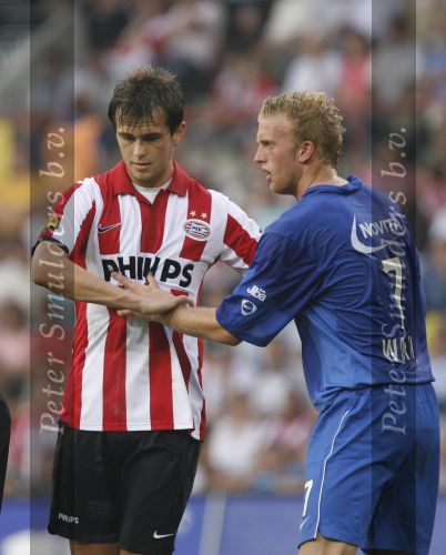 Eindhoven, 25 Augustus 2007 Eerste thuiswedstrijd Seizoen 2007/2008 PSV-NEC, eindstand 5-0
Danko Lazovic goed voor zijn eerste 2 doelpunten in dienst van PSV was moeilijk te stoppen of alleen via overtredingen
Rutger Worm