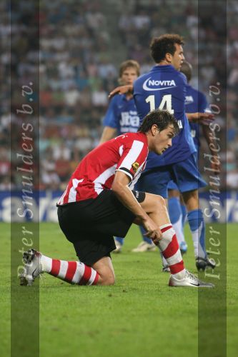 Eindhoven, 25 Augustus 2007 Eerste thuiswedstrijd Seizoen 2007/2008 PSV-NEC, eindstand 5-0
Danko Lazovic goed voor zijn eerste 2 doelpunten in dienst van PSV was moeilijk te stoppen of alleen via overtredingen