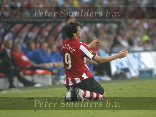 Eindhoven, 25 Augustus 2007 Eerste thuiswedstrijd Seizoen 2007/2008 PSV-NEC, eindstand 5-0
Danko Lazovic goed voor zijn eerste 2 doelpunten in dienst van PSV was moeilijk te stoppen of alleen via overtredingen