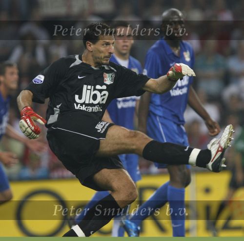 Eindhoven, 25 Augustus 2007 Eerste thuiswedstrijd Seizoen 2007/2008 PSV-NEC, eindstand 5-0
Gabor Babos, keeper van Vitesse