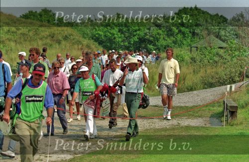 Noordwijk, 26 Juli 1992
Dutch Open Golf 1992 Heineken Open 1992
Op de Noordwijkse golfclub
Greg Norman