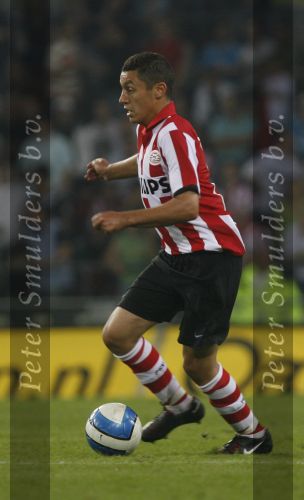 Eindhoven, 25 Augustus 2007 Eerste thuiswedstrijd Seizoen 2007/2008 PSV-NEC, eindstand 5-0
Ismail Aissati