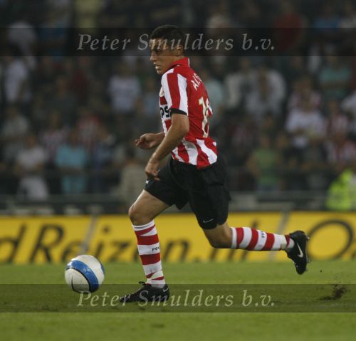 Eindhoven, 25 Augustus 2007 Eerste thuiswedstrijd Seizoen 2007/2008 PSV-NEC, eindstand 5-0
Ismail Aissati