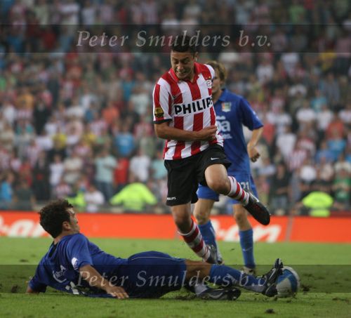 Eindhoven, 25 Augustus 2007 Eerste thuiswedstrijd Seizoen 2007/2008 PSV-NEC, eindstand 5-0
Ismail Aissati