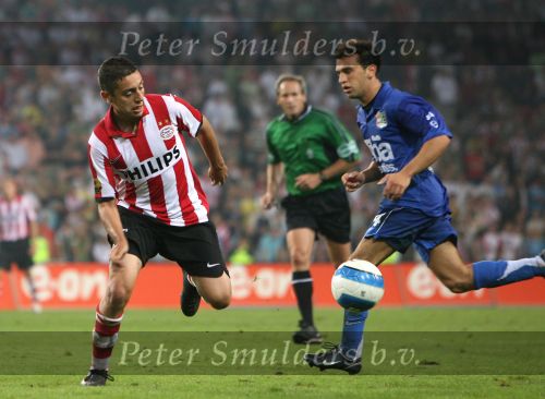 Eindhoven, 25 Augustus 2007 Eerste thuiswedstrijd Seizoen 2007/2008 PSV-NEC, eindstand 5-0
Ismail Aissati