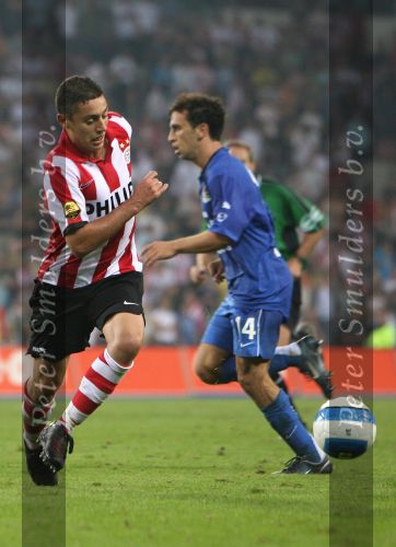 Eindhoven, 25 Augustus 2007 Eerste thuiswedstrijd Seizoen 2007/2008 PSV-NEC, eindstand 5-0
Ismail Aissati
