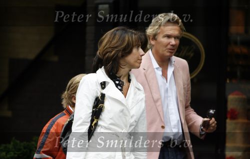 Amsterdam 30 juli 2007
Tom Egbers met zijn vrouw Janke Dekker en zoon in Amsterdam.