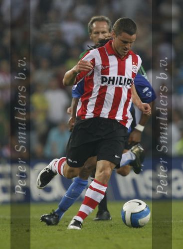 Eindhoven, 25 Augustus 2007 Eerste thuiswedstrijd Seizoen 2007/2008 PSV-NEC, eindstand 5-0
Jason Culina