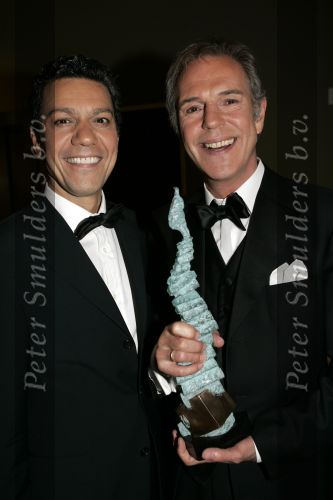 Rotterdam 6 juni 2005
Uitreiking Johnny Kraaykamp Musical awards in nieuwe  luxor.
Jos Brink en Frank Sanders