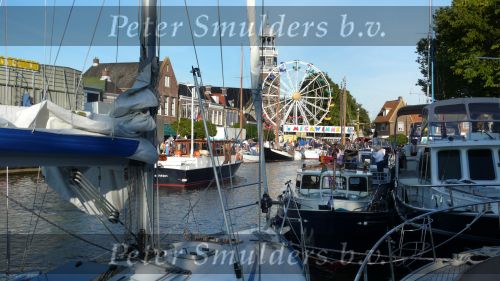 Lemmer, 31 Juli 2007
Lemmer Week Kermis, doortocht van de skutsje zeilboten en andere boten door het centrum voor 2 wedstrijddagen, Haven, Sluis