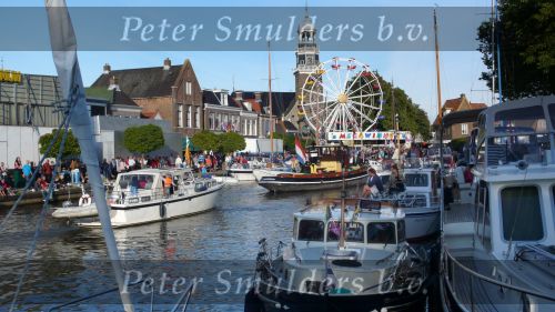 Lemmer, 31 Juli 2007
Lemmer Week Kermis, doortocht van de skutsje zeilboten en andere boten door het centrum voor 2 wedstrijddagen, Haven, Sluis