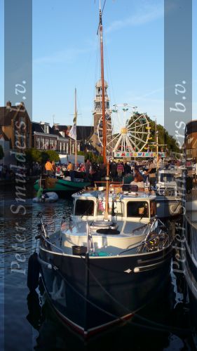 Lemmer, 31 Juli 2007
Lemmer Week Kermis, doortocht van de skutsje zeilboten en andere boten door het centrum voor 2 wedstrijddagen, Haven, Sluis