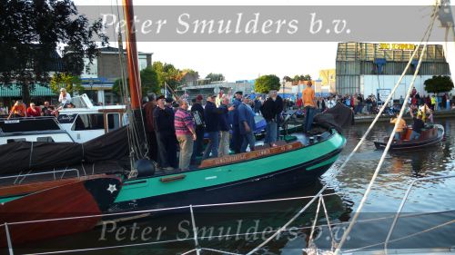 Lemmer, 31 Juli 2007
Lemmer Week Kermis, doortocht van de skutsje zeilboten en andere boten door het centrum voor 2 wedstrijddagen, Haven, Sluis