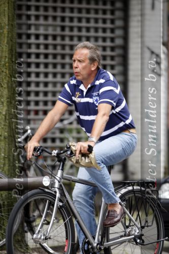 Amsterdam 7 augustus 2007
Maarten Spanjer op de fiets.