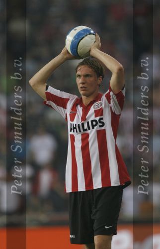 Eindhoven, 25 Augustus 2007 Eerste thuiswedstrijd Seizoen 2007/2008 PSV-NEC, eindstand 5-0
Mike Zonneveld