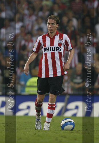 Eindhoven, 25 Augustus 2007 Eerste thuiswedstrijd Seizoen 2007/2008 PSV-NEC, eindstand 5-0
Mike Zonneveld