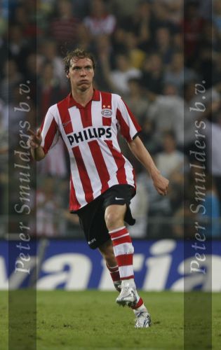 Eindhoven, 25 Augustus 2007 Eerste thuiswedstrijd Seizoen 2007/2008 PSV-NEC, eindstand 5-0
Mike Zonneveld