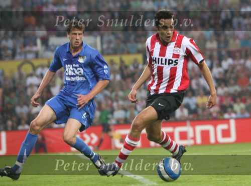 Eindhoven, 25 Augustus 2007 Eerste thuiswedstrijd Seizoen 2007/2008 PSV-NEC, eindstand 5-0
Otman Bakkal