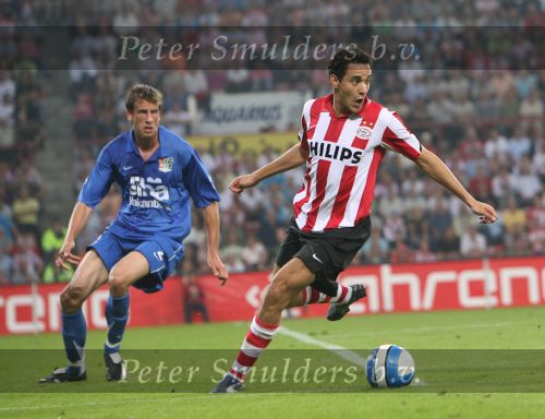 Eindhoven, 25 Augustus 2007 Eerste thuiswedstrijd Seizoen 2007/2008 PSV-NEC, eindstand 5-0
Otman Bakkal