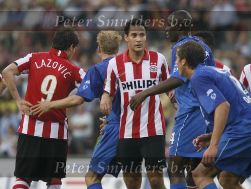 Eindhoven, 25 Augustus 2007 Eerste thuiswedstrijd Seizoen 2007/2008 PSV-NEC, eindstand 5-0
Otman Bakkal