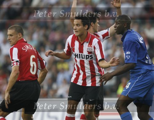 Eindhoven, 25 Augustus 2007 Eerste thuiswedstrijd Seizoen 2007/2008 PSV-NEC, eindstand 5-0
Otman Bakkal