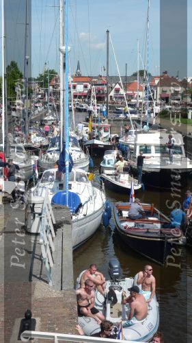 Lemmer, 31 Juli 2007
Lemmer Week Kermis, doortocht van de skutsje zeilboten en andere boten door het centrum voor 2 wedstrijddagen, Haven, Sluis