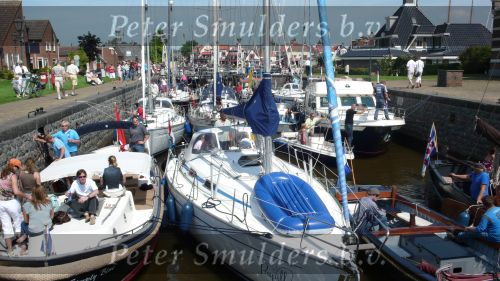 Lemmer, 31 Juli 2007
Lemmer Week Kermis, doortocht van de skutsje zeilboten en andere boten door het centrum voor 2 wedstrijddagen, Haven, Sluis