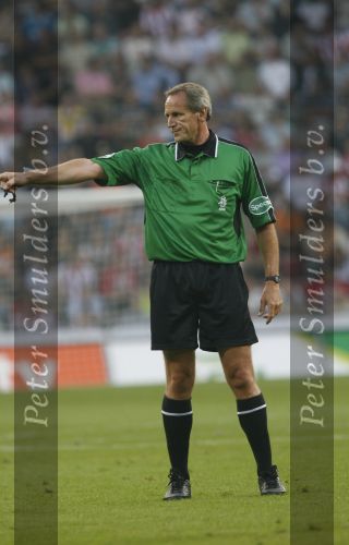 Eindhoven, 25 Augustus 2007 Eerste thuiswedstrijd Seizoen 2007/2008 PSV-NEC, eindstand 5-0
Scheidsrechter Theo v Egmond
