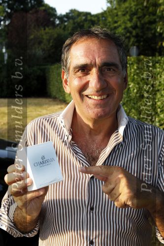 Amsterdam 9 juli 2010
Verjaardagsfeestje van Coco de Meyere . Aristakis met zijn eigen parfum
Peter Smulders bv