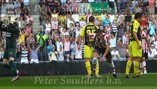 Eindhoven, 22 Augustus 2010 Kompetitiewedstrijd PSV-AZ , eindstand 3-1
Seizoen 2010/2011
Doelpunt Ibrahim Afellay
Foto Junior Smulders