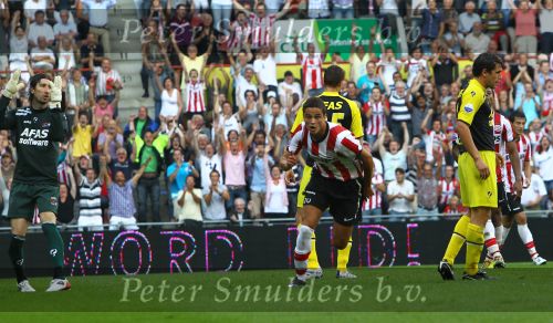 Eindhoven, 22 Augustus 2010 Kompetitiewedstrijd PSV-AZ , eindstand 3-1
Seizoen 2010/2011
Doelpunt Ibrahim Afellay
Foto Junior Smulders