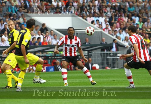 Eindhoven, 22 Augustus 2010 Kompetitiewedstrijd PSV-AZ , eindstand 3-1
Seizoen 2010/2011
Jeremain Lens
Foto Peter Smulders