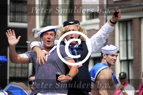 Amsterdam, 6 Augustus 2011
Gay Pride 2011
Gerard Joling met Gordon, Patty Brard en Antoinne
Foto Peter Smulders BV