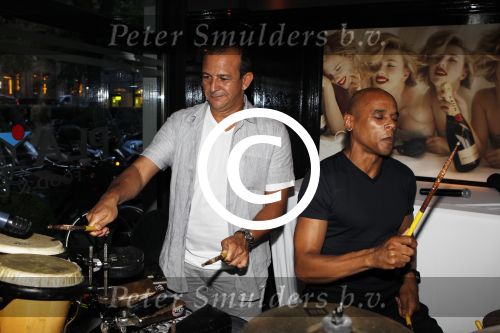 Amsterdam 7 juli 2011
Najib Amhali en Glenn Helder bij feest in players.
Peter Smulders bv