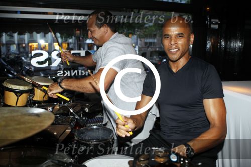 Amsterdam 7 juli 2011
Najib Amhali en Glenn Helder bij feest in players.
Peter Smulders bv