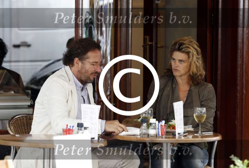 Amsterdam 8 juli 2011
Herman Heisnbroek en zijn vrouw Judith Wiersema op terras.
Peter Smulders bv