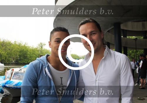 Amsterdam, 6 Augustus 2011
Gay Pride 2011
Jeffrey Wammes met vriend
Foto Peter Smulders BV