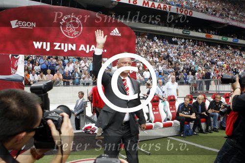 Amsterdam 3 augustus 2011
Afscheidswedstrijd Edwin v d Sar in Arena . 
Louis v Gaal
Peter Smulders bv