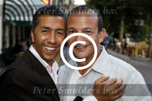 Amsterdam 7 juli 2011
Najib Amhali met zijn manager bij feest in players.
Peter Smulders bv