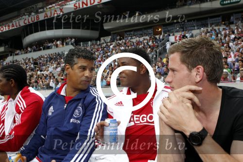 Amsterdam 3 augustus 2011
Afscheidswedstrijd Edwin v d Sar in Arena . Patrick Kluivert
Peter Smulders bv