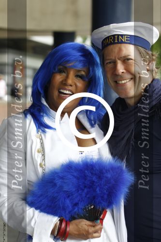 Amsterdam, 6 Augustus 2011
Gay Pride 2011
Patty Brard met vriend Antoinne v d Vijver
Foto Peter Smulders BV
