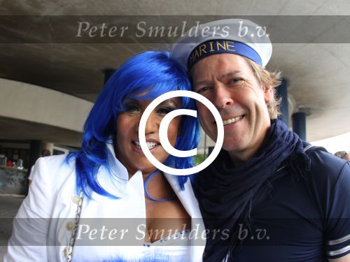 Amsterdam, 6 Augustus 2011
Gay Pride 2011
Patty Brard met vriend Antoinne v d Vijver
Foto Peter Smulders BV