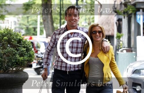 Amsterdam 12 juli 2011
Robert Doornbos met zijn vriendin Chantal Bles.
Peter Smulders bv