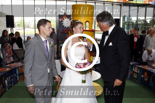 Hilversum 7 juli 2011
Ron Brandsteder presenteert de honeymoonquiz bij beeld en geluid.
Peter Smulders bv