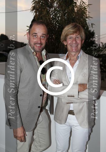 St Tropez 3 augustus 2012
Jan des Bouvrie viert zijn 70e verjaardag thuis bij hem in St Tropez. Addy v d Krommenacker met vriend
Peter Smulders bv
