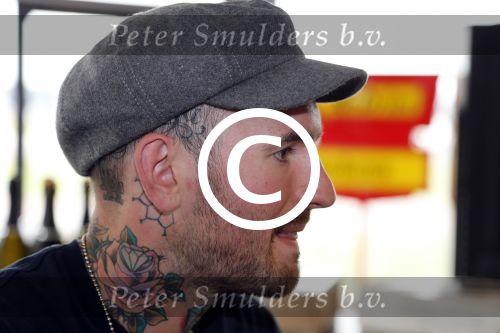 Amsterdam 21 juni 2012
Ben Saunders met zijn nieuwe speciale Harley Davidson.
Peter Smulders bv